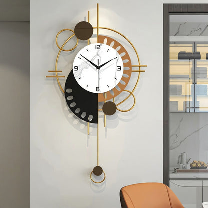 Décoration Murale Horloge EVA — mise en situation