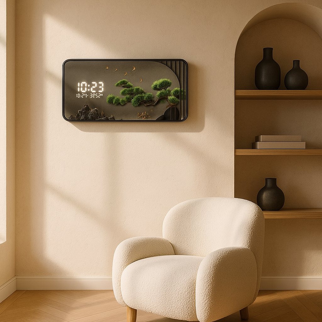 Horloge Murale Digitale Design Grand Format — vue 7