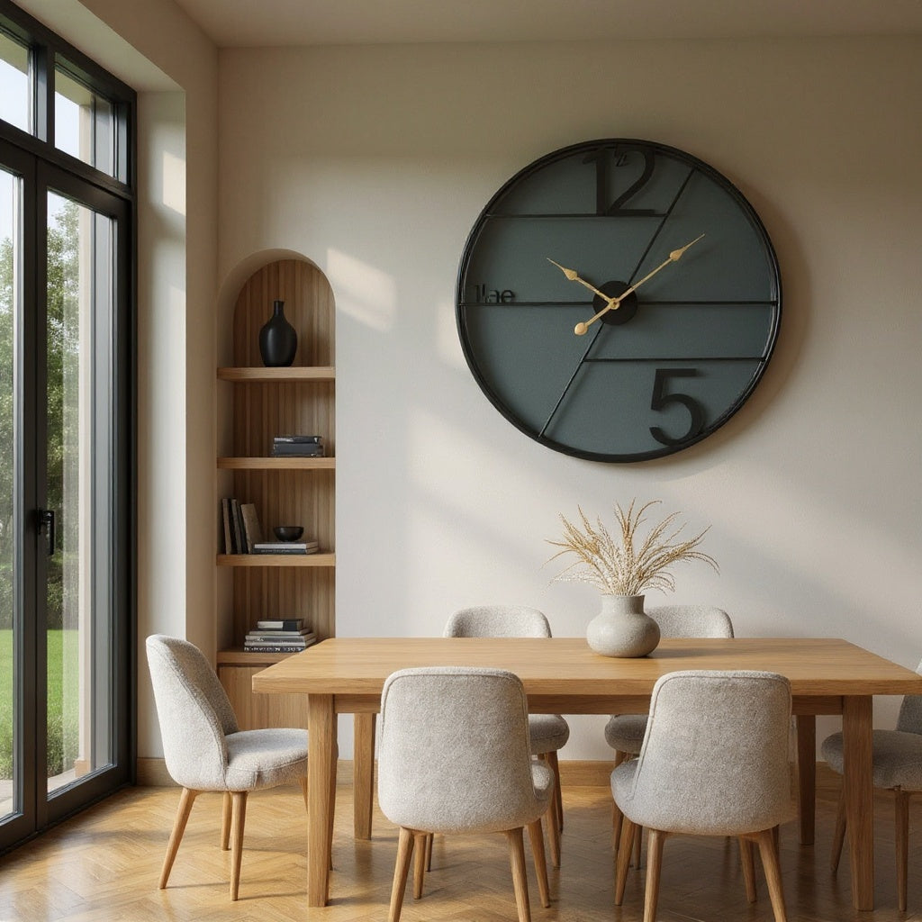 Grande Horloge Murale Kaizen — mise en situation
