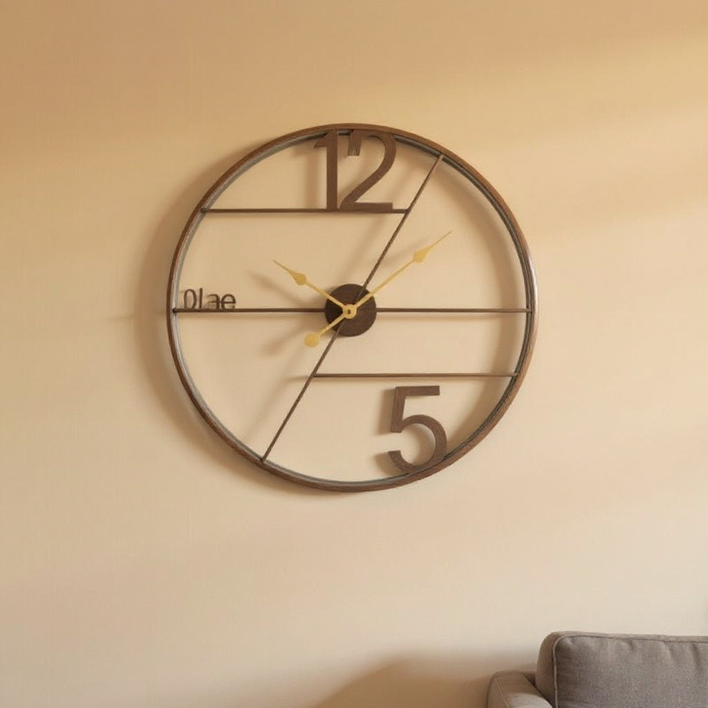 Grande Horloge Murale Kaizen — mise en situation