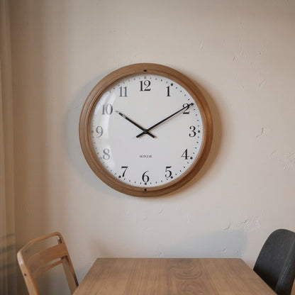Horloge À Chiffres Romains Mouvement Quartz Argenté 37 mm — vue principale
