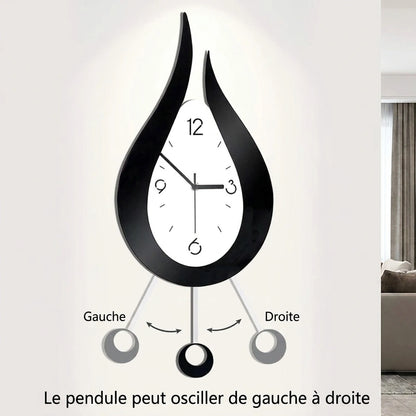 Horloge Pendule Murale Moderne  Goutte d'Eau